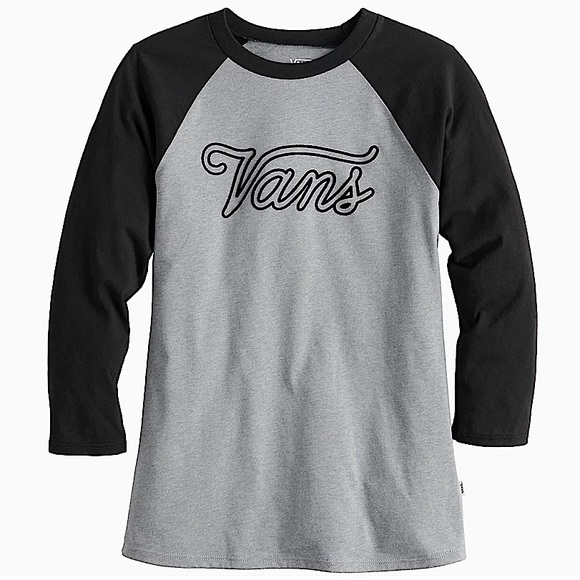 Juniors' Vans® Scripts Raglan Tee - Picture 3 of 7